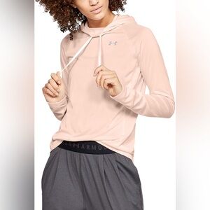 Under Armour Velocity Woodmark Pink Hooded Top